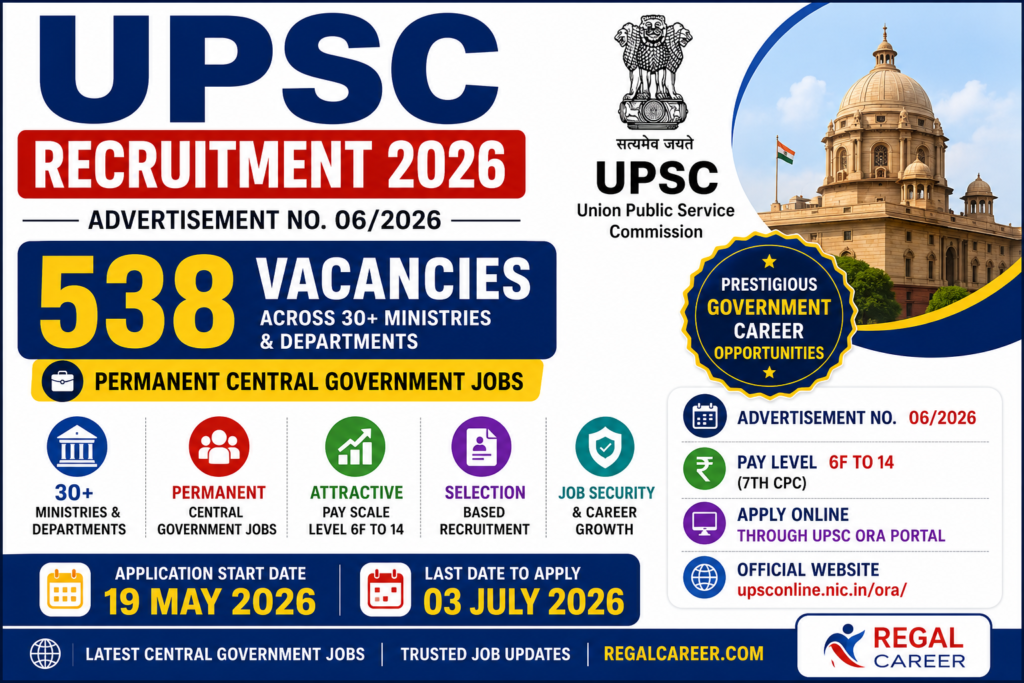 UPSC Recruitment 2026