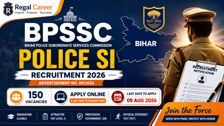BPSSC Bihar Police SI Recruitment 2026