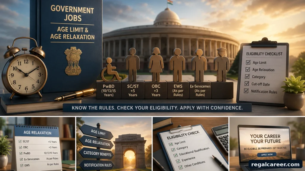 Government Job Age Limit & Age Relaxation: OBC, SC/ST, PwBD, EWS & More