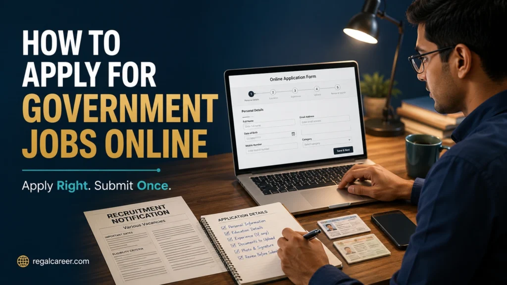 How to Apply for Government Jobs Online: Complete Application Guide, Final Submit Checklist & Common Mistakes