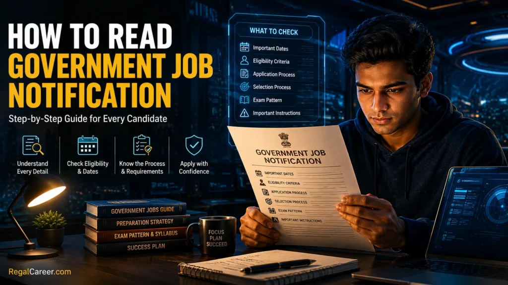 How to Read a Government Job Notification: Complete Beginner’s Guide